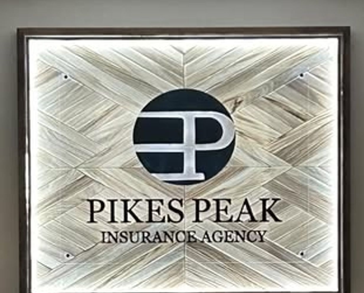 Pikes Peak Insurance Agency Sign